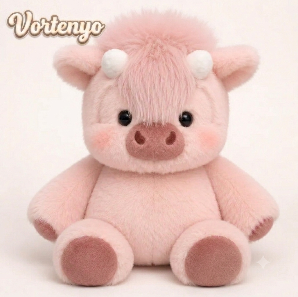 VORTENYO Highland Cow Plüschtier